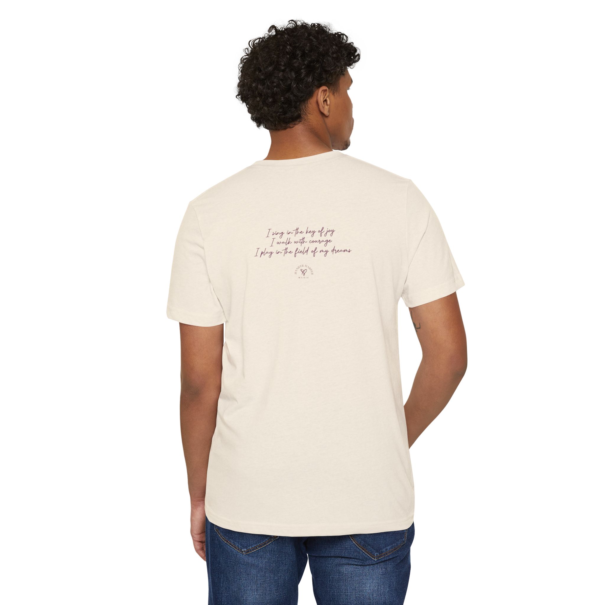 Butterfly - Recycled Organic T-Shirt - Natural - Image 4