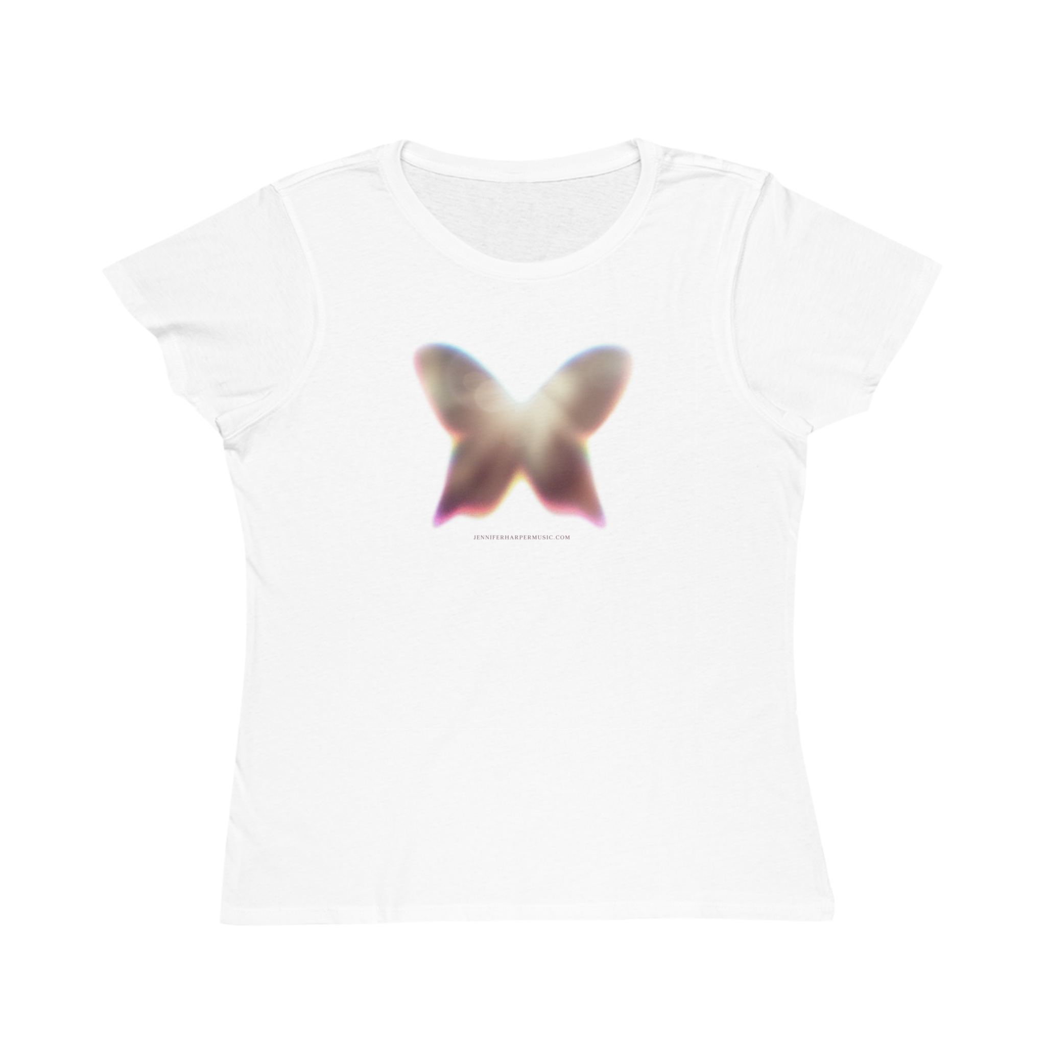 Butterfly - Organic Women's T-Shirt - White